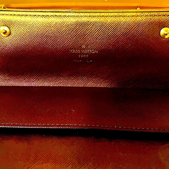 Louis Vuitton custom gold metallic drip drip trifold wallet - Picture 5 of 7